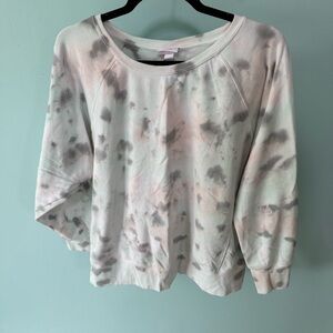 Isabel Maternity By Ingrid & Isabel Tie-Dye Women's Sweatshirt Size Large